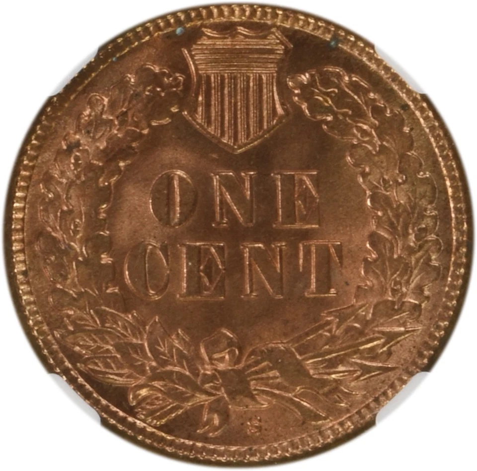 1908-S Indian Cent MS65RD NGC - Image 4 of 4