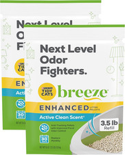 Purina Tidy Cats Breeze Litter Pellets, Enhanced Litter Pellets 3.5 Lb Pack of