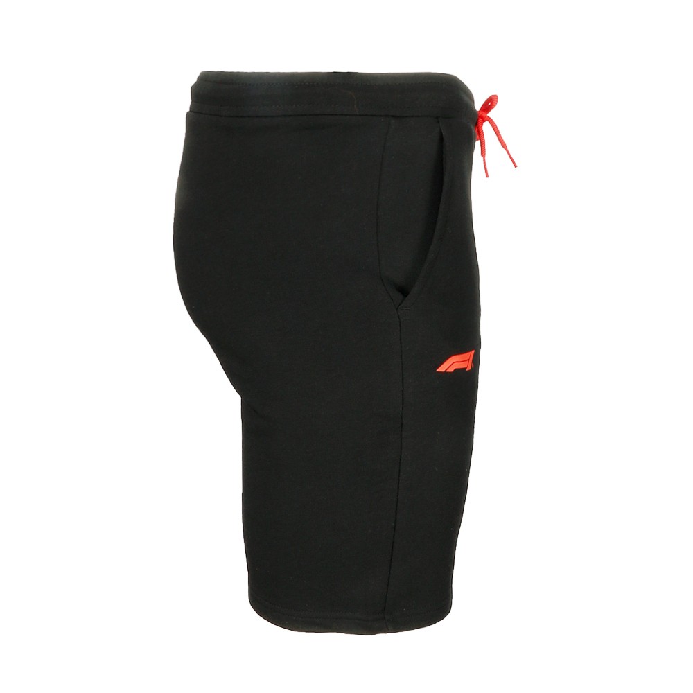 PUMA F1 Essentials Sweat Shorts Mens Black Casual Athletic Bottoms 62641601 thumbnail 4