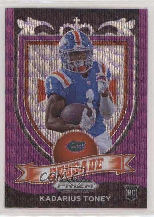2021 Panini Prizm Draft Picks Crusade Purple Wave Kadarius Toney Rookie RC 2l4