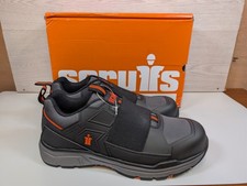 Scruffs Safety Trainers Mens UK 6 EU 39 Black Composite Toe New Box