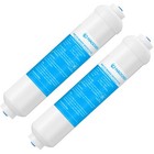 Inline Water Filter for Ice Maker and Refrigerator,1/4" Push Connect Water Fi.