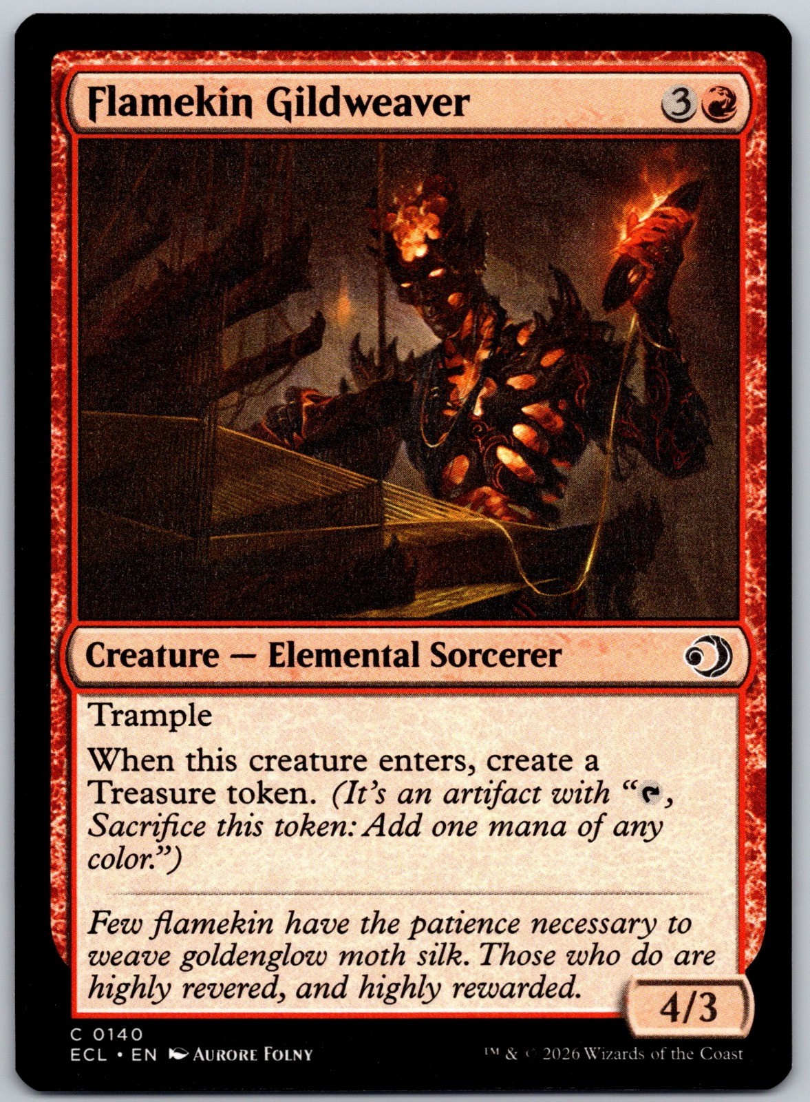 Flamekin Gildweaver C Lorwyn Eclipsed 140 NM