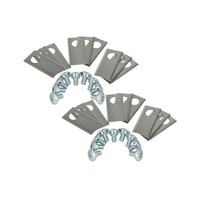 18 Messer Klingen FüR Worx Landroid S500I WR105SI M WG794EDC RasenmäHer 5,2Cm