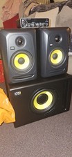 *WILL SPLIT* KRK Classic 5, Active  Monitors, Pair. + S8.4 Sub  + preamp.