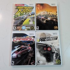 Need for Speed Nintendo Wii Games: Nitro, Undercover, ProStreet, & Carbon 
