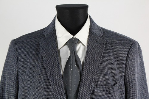 Chaqueta Primark azul y blanco talla L poliéster viscosa elastano excelente estado - Imagen 2 de 8