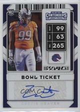 2020 Contenders Draft Picks College Bowl Ticket 88/99 Curtis Weaver Auto 0c2