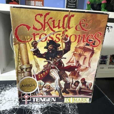  Amiga -SPIEL -SKULL & CROSSBONES- von Domark -1991-GC-siehe Beschreibung-getestet-