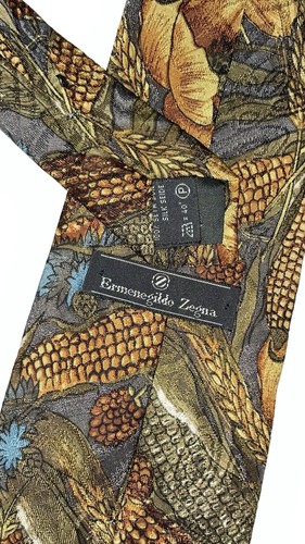 Cravatta Ermenegildo Zegna 100% seta - Foto 3 di 5