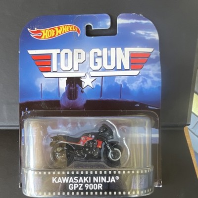 Hot Wheels Top Gun Kawasaki Ninja GPZ 900R 1:64 Diecast Motorcycle