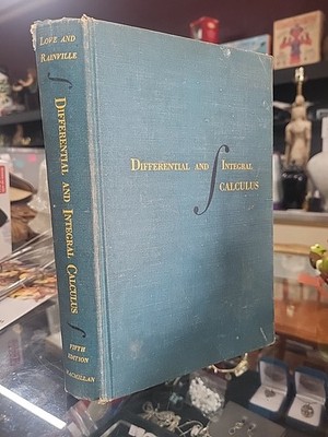 Differential And Integral Calculus 1954 The Macmillan Company Hardcover Book