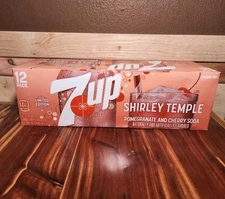 7up Shirley Temple Pomegranate & Cherry Flavored Soda, 12 Pack of 12oz Cans