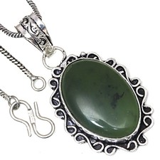Pendant Vassolite Gemstone Valentine'Day Gift Silver Jewelry 2