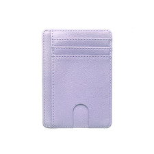 8 Slot Slim RFID Blocking Leather Wallet Credit ID Card Holder Purse Money Case
