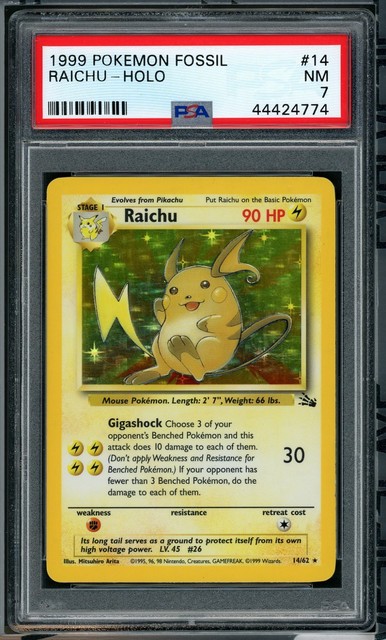 Raichu #14 (Fossil (1999))