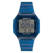 Adidas Originals Digital One Gmt Blau Unisex Armbanduhr AOST22552