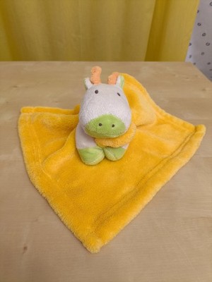 Pferd Nilpferd Blankets & Beyond orange grün beige Schmusetuch Kuscheltuch 
