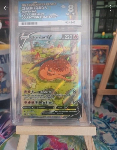 Pokemon Charizard Promo Ace 8 Slab