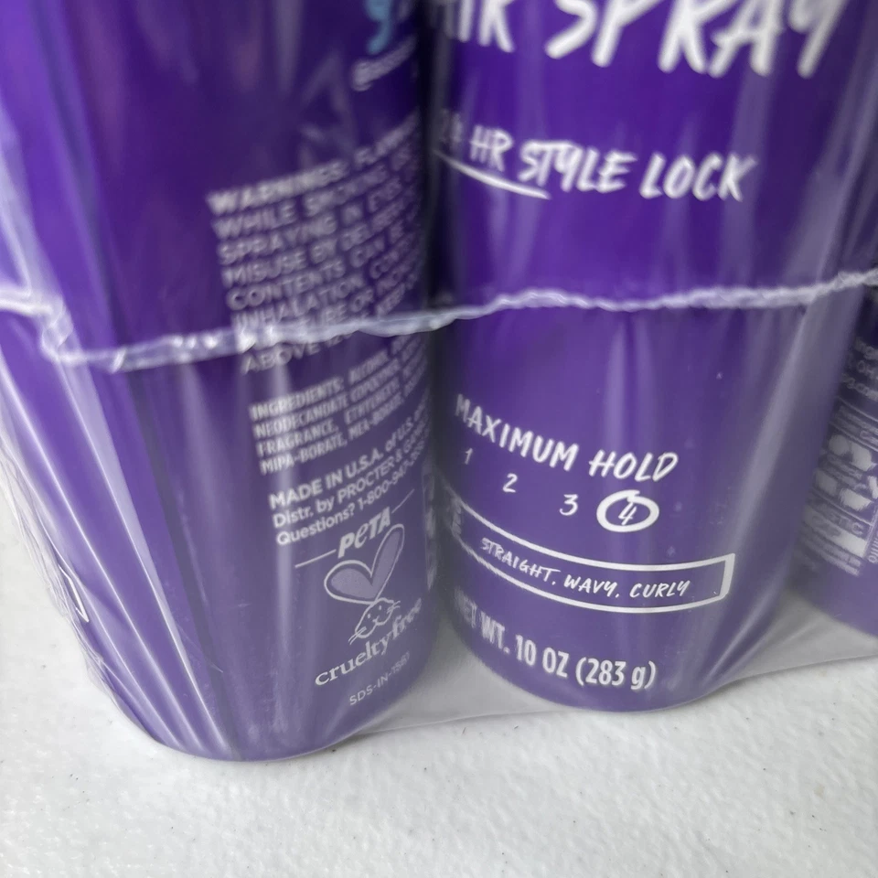 Aussie Instant Freeze Hair Spray 10oz – 3 Pack New - Image 3 of 4