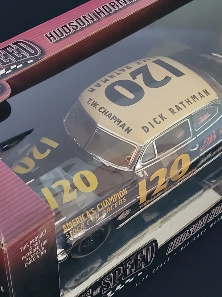 Dick Rathman #120 Hudson Hornet, Highway 61 Origins Of Speed 1:18 NASCAR Diecast - Image 4 of 4