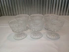 Wexford Anchor Hocking Set Of 6 Vintage Glass Dessert Cups Glasses Cocktail