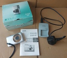 Canon IXUS 105 fotocamera digitale compatta funzionante con obiettivo zoom Canon 4x