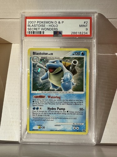 Blastoise graded PSA 9 for sale on eBay