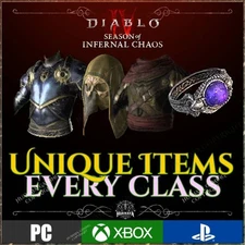 DIABLO 4 💥 ALL UNIQUE ITEMS 💥 SEASON 10 Infernal Chaos 💥 Okun's Lucion Prayer