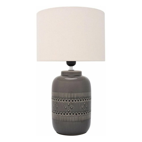 Lampada da tavolo Paulmann lampada sleaming beauty ceramica tessuto beige max 20 W E27 - Foto 3 di 6