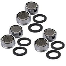6 Pieces 1.5 GMP 15/16" inch Male Thread Kitchen Bathroom Faucet Aerator, Chorme