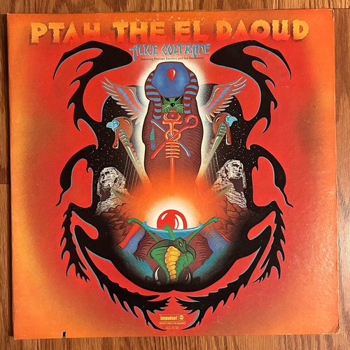 ALICE COLTRANE Ptah, Der El Daoud LP Impulse spirituelle Jazz Pharao-Schleifer
