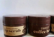 2pc set Bath & Body Works SWEET COFFEE BEAN Lip Scrub  (NEW & Sealed)