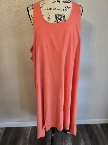 Halara Breezeful Blue High Low Flowy Quick Dry Midi Dress NWT Size 3X