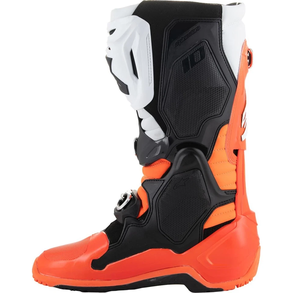 Tech 10 Enduro Boots - Fluorescent Orange/Black/White - Size 11 2010025-4512-11 - Imagem 3 de 4