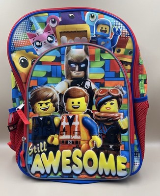 Lego Movie 2 STILL AWESOME Child's Backpack/Book Bag/Carry On Travel Bag ~ New
