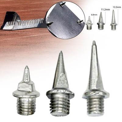 12Pcs Track Startblock Spikes Track Zubehör Sprinter Pedale Stollen für Runway