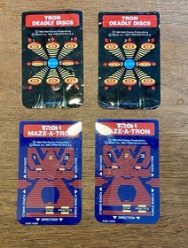 Tron Deadly Discs (Intellivision 1982) Complete CIB W/ Game Box Manual Overlays