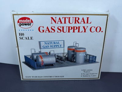 #ad Model Power 417 NATURAL GAS SUPPLY CO HO Scale Train Building Model Kit $29.99