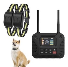 Electric Fence for Dogs 2 in 1 Wireless Dog Fence Collar Pet Containment System