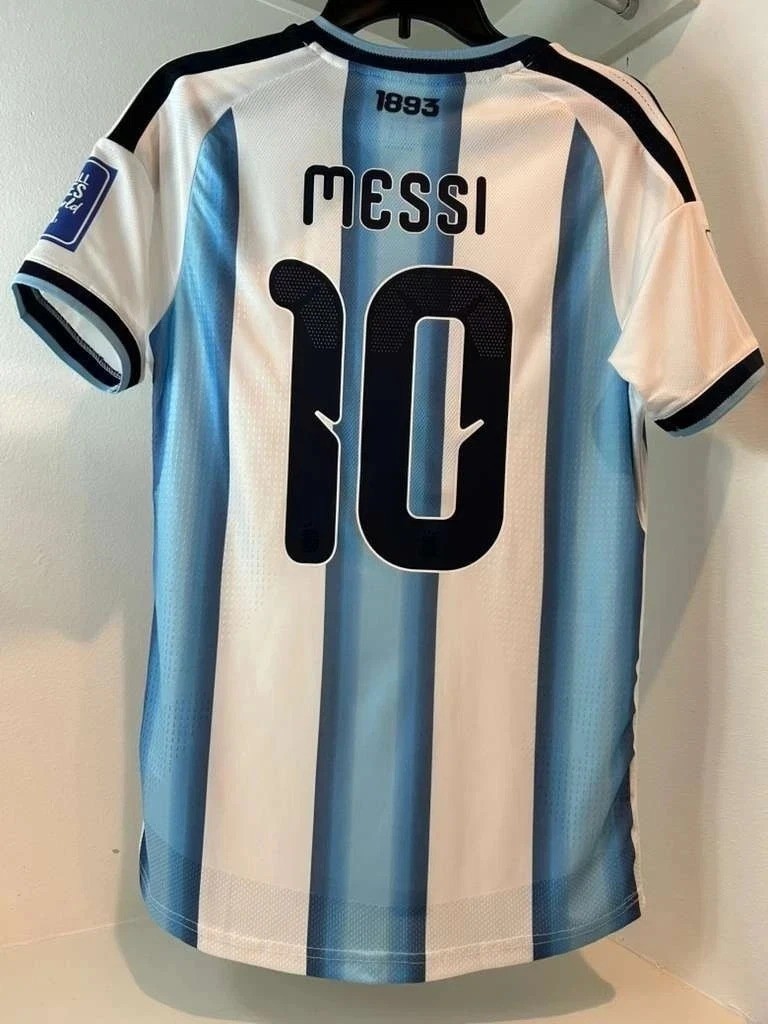 2026 Argentina Home Jersey MESSI #10 Player Version World Cup Gold