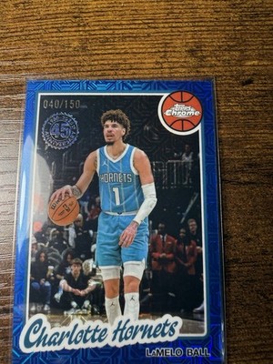 2025-26 Topps #TC-LB LaMelo Ball 1980-81 Topps Chrome Basketball Blue /150 🏀