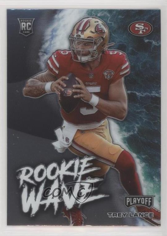 2021 Panini Playoff Rookie Wave Trey Lance #RW-TLA RC 0a3