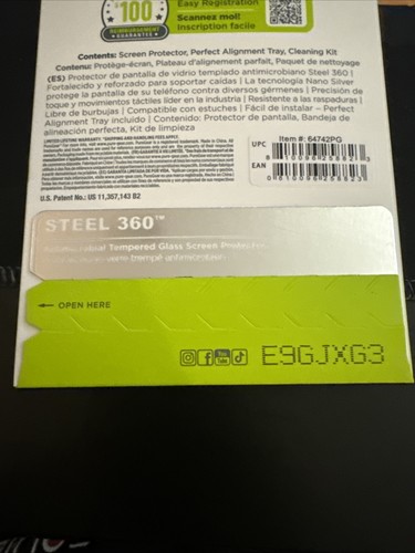 PureGear Steel 360 Tempered Glass Protector for Samsung Galaxy S24 Ultra - Photo 4 sur 4