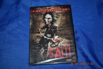 SAW: 7-Movie Collection (Unrated) SAW 1,2,3,4,5,6,7. SAW Horror Movie Collection