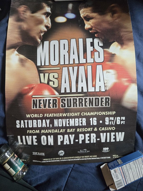 Fight Poster Morales v Ayala 