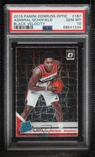 2019 Donruss Optic Black Velocity Prizm 26/39 Admiral Schofield #187 PSA 10 h3a