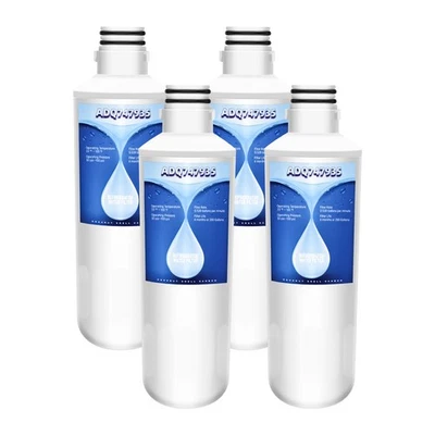 KC-SUPPLIER 4 Pack Refresh Refrigerator Ice Water Filter For LG LT1000P ADQ747935 Brand New