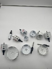 Lot Of 11 Milwaukee Hole Saw Dozer Blades - Varying Conditions / Sizes