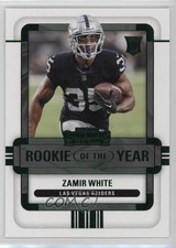 2022 Panini Contenders Rookie of the Year Emerald Zamir White #ROY-ZWH 1a7j